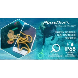 Nokta Makro PulseDive Scuba Sarı 20 cm Başlıklı